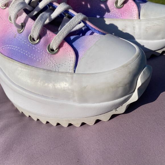 Converse Run Star Hike Storm Pink Hi  Platform Sneaker Shoe Women's Sz: 9.5 - Picture 7 of 16